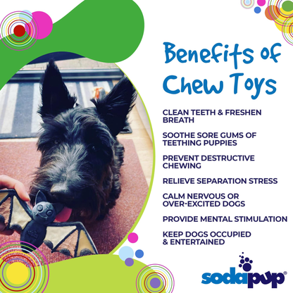 Vampire Bat Nylon Dog Chew Toy for Aggressive Chewers