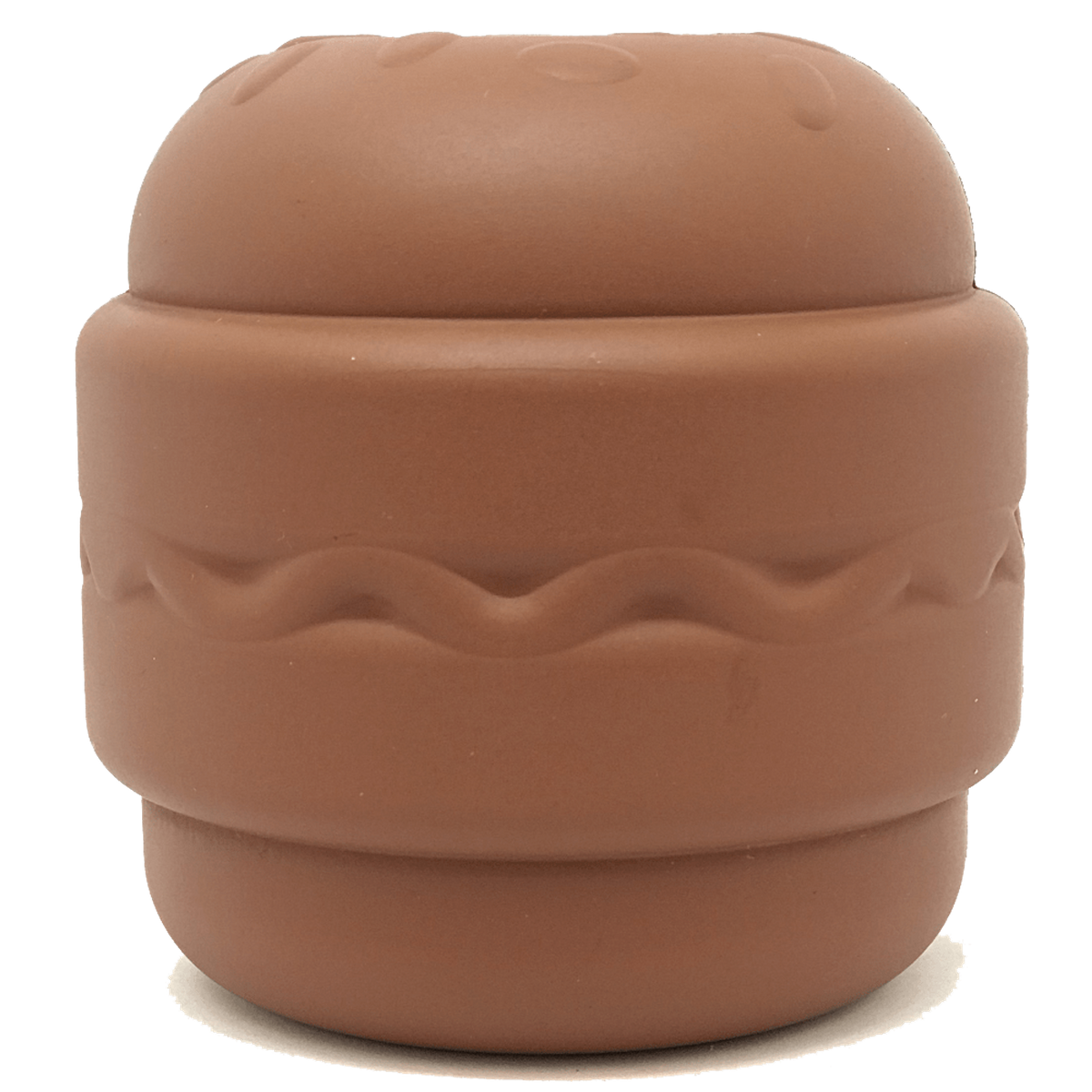 Hamburger Durable Rubber Dog Chew Toy & Treat Dispenser