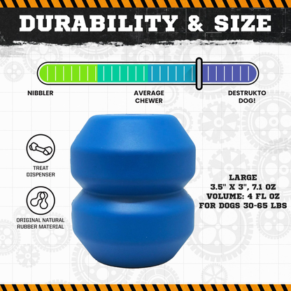 SodaPup Double Trouble Dual-Chamber Treat Dispenser