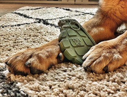 SodaPup USA-K9 Grenade Ultra-Durable Nylon Chew Toy