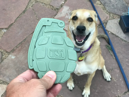 SodaPup USA-K9 Grenade Ultra-Durable Nylon Chew Toy