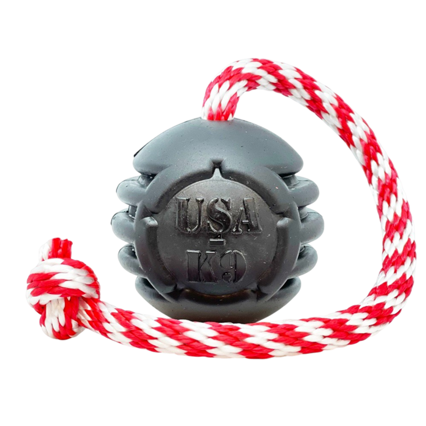SodaPup USA-K9 Magnum Stars & Stripes Rubber Ball
