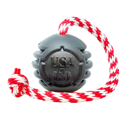 SodaPup USA-K9 Magnum Stars & Stripes Rubber Ball
