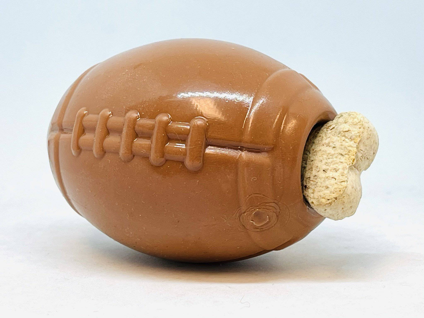 SodaPup MKB Football Rubber Chew Toy & Treat Dispenser