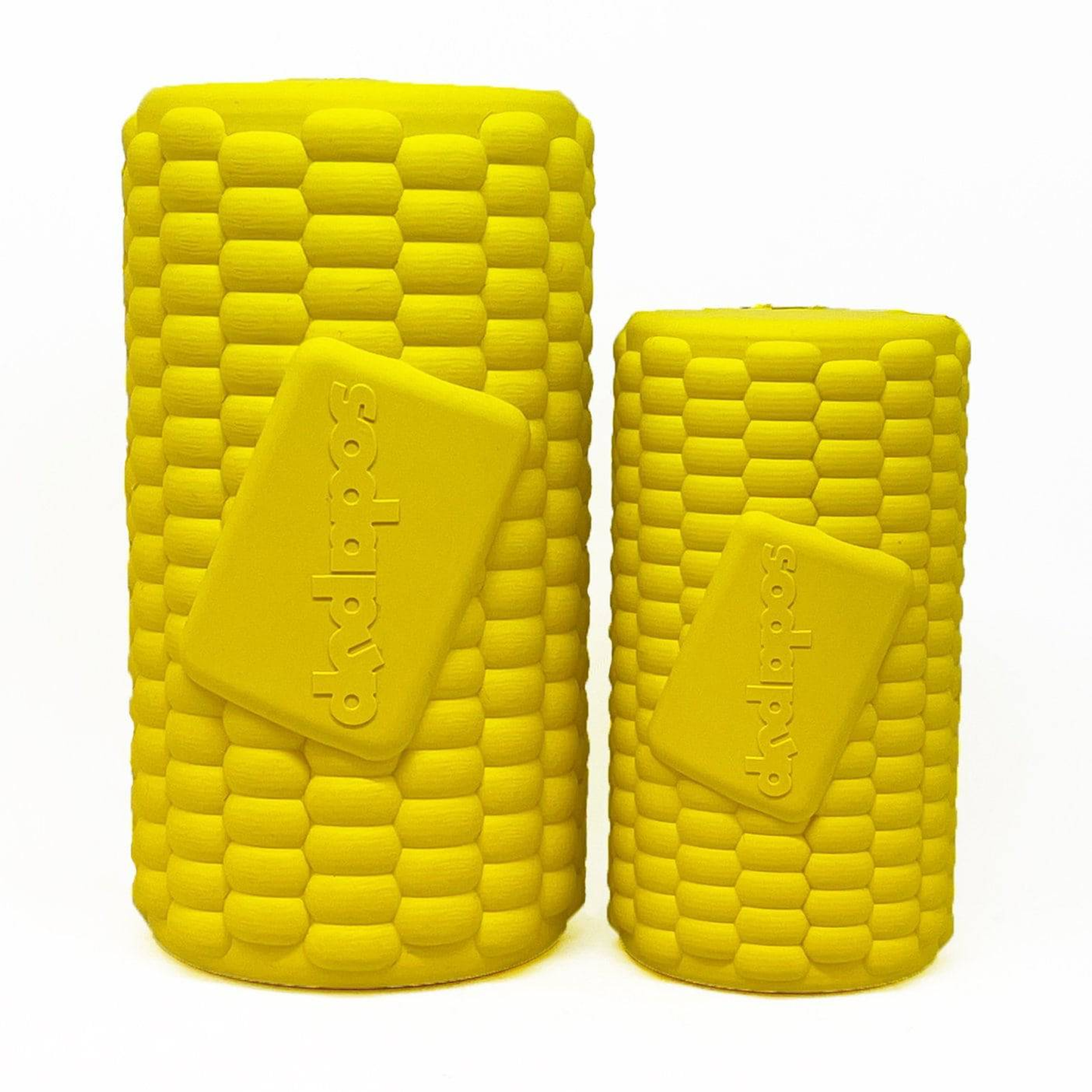 SodaPup Corn on the Cob Rubber Chew Toy & Treat Dispenser
