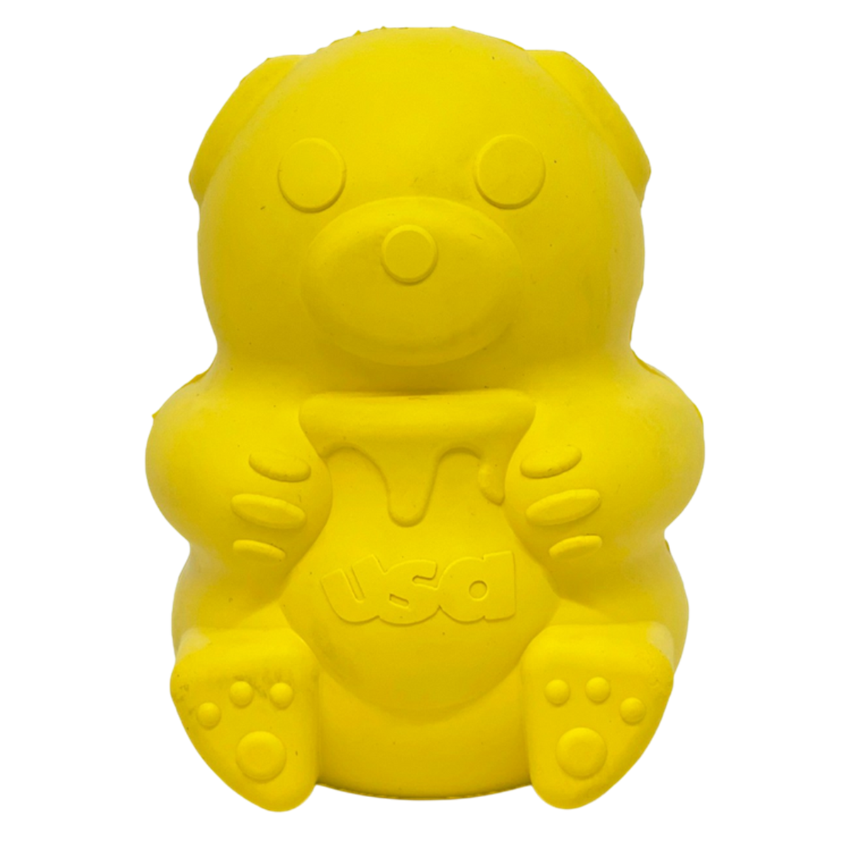 SodaPup Honey Bear eDispenser Rubber Treat Toy - Medium