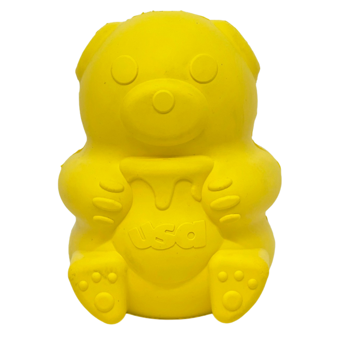 SodaPup Honey Bear eDispenser Rubber Treat Toy - Medium