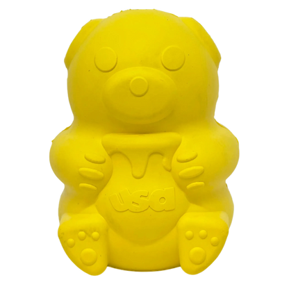 Honey Bear eDispenser - Durable Rubber Treat Dispenser for Dogs