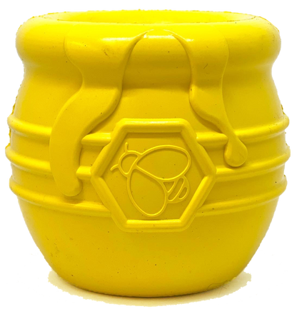 SodaPup Honey Pot Rubber Treat Dispenser & Enrichment Toy