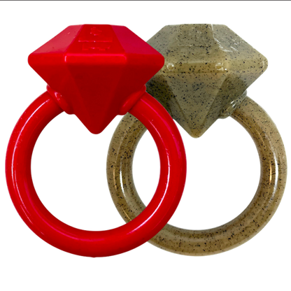 SodaPup Diamond Ring Nylon Teething Ring for Puppies