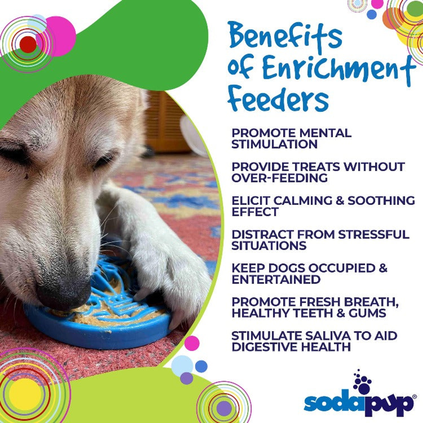 SodaPup Air Nylon eCoin Durable Lick Mat Toy