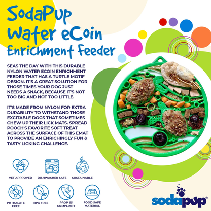 SodaPup Water Nylon eCoin Enrichment Snacking Coin