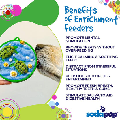 Water Nylon eCoin Durable Enrichment Snacking Coin for Dogs