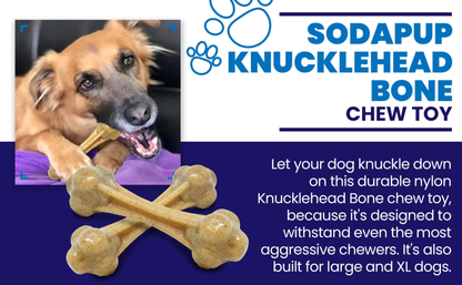 SodaPup Knuckle Bone Nylon Dog Chew for Aggressive Chewers