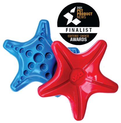 SodaPup Starfish Nylon Dog Chew Toy for Aggressive Chewers