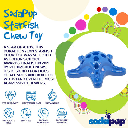 Starfish Nylon Dog Chew Toy for Aggressive Chewers