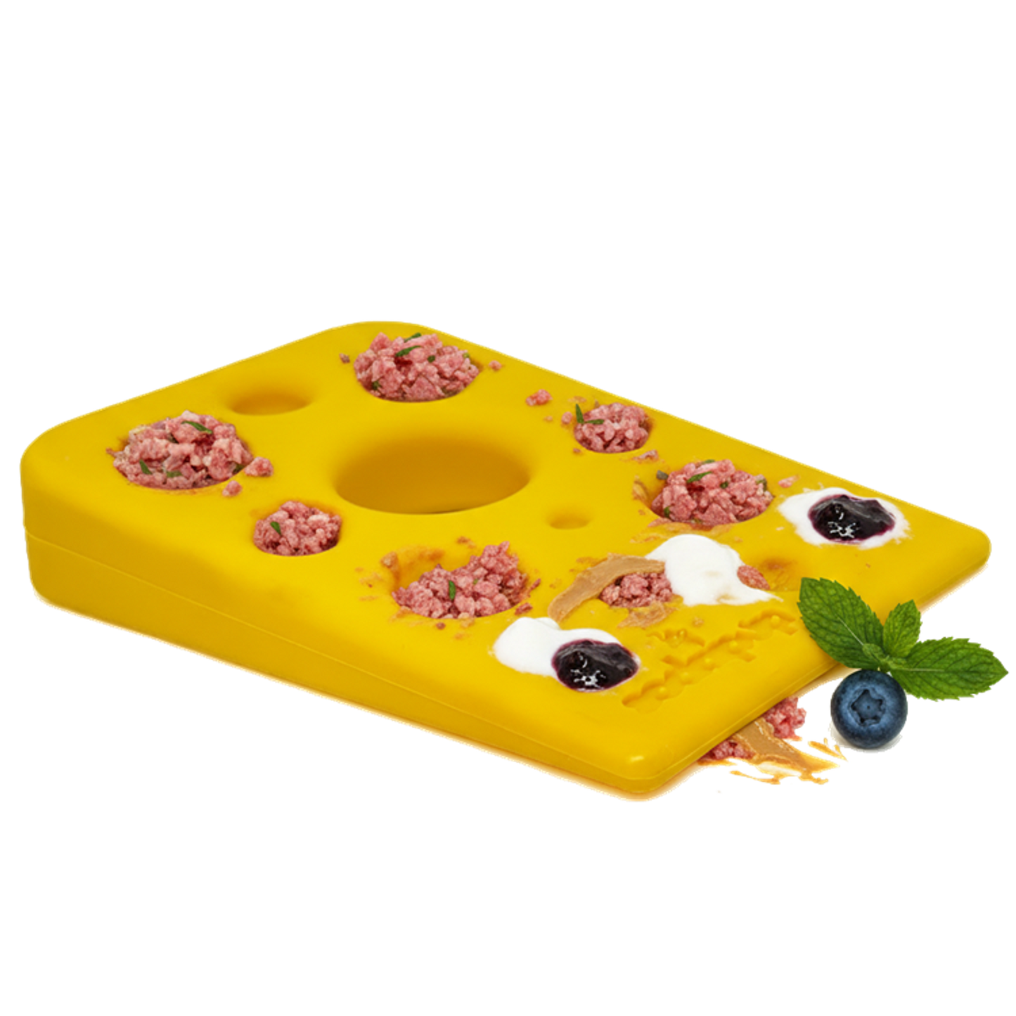 SodaPup Swiss Cheese Wedge Nylon Dog Chew Toy