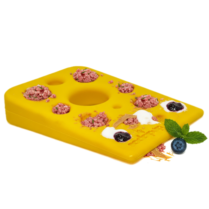 SodaPup Swiss Cheese Wedge Nylon Dog Chew Toy
