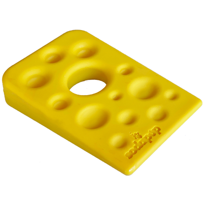 SodaPup Swiss Cheese Wedge Nylon Dog Chew Toy
