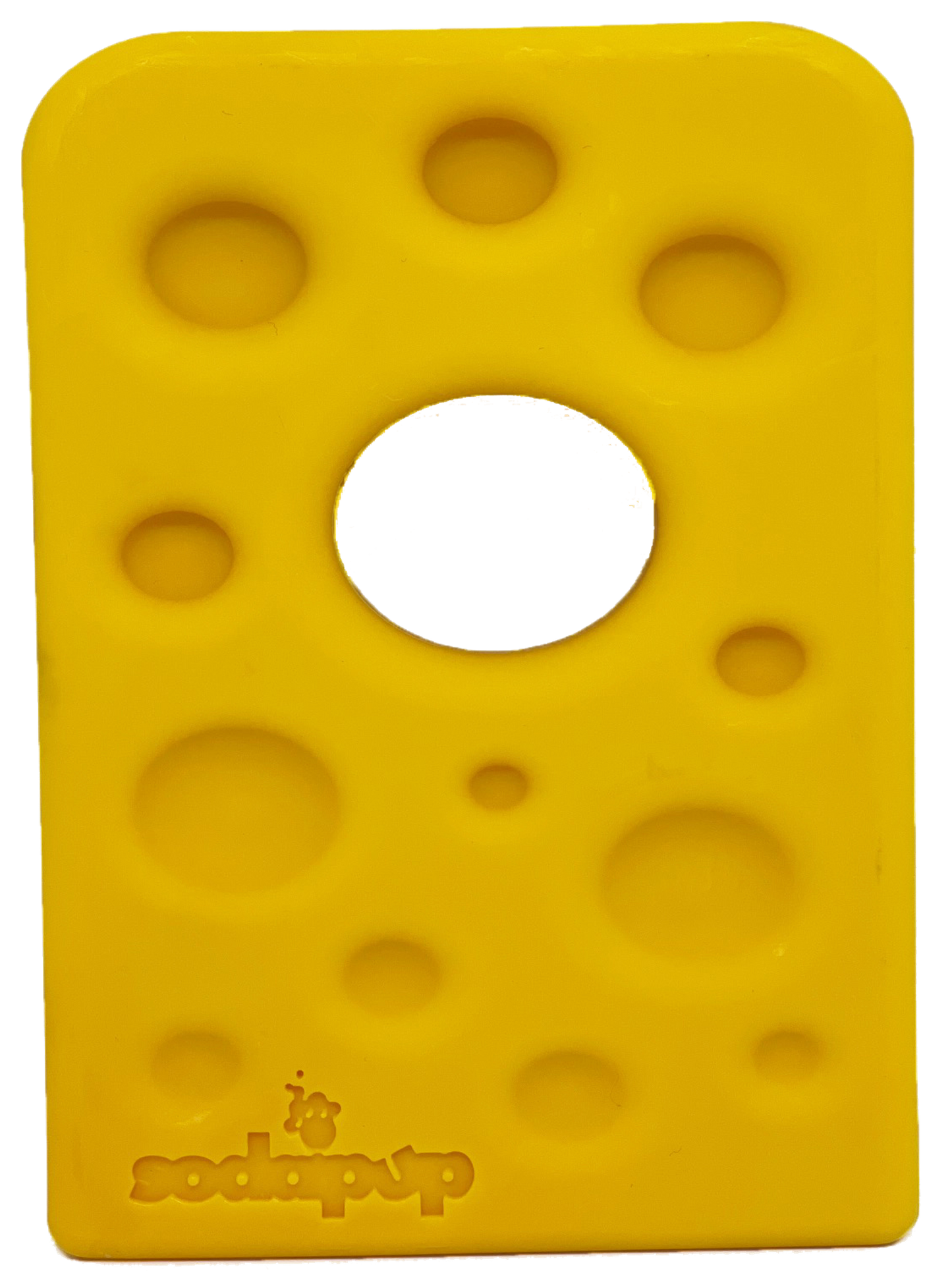 SodaPup Swiss Cheese Wedge Nylon Dog Chew Toy