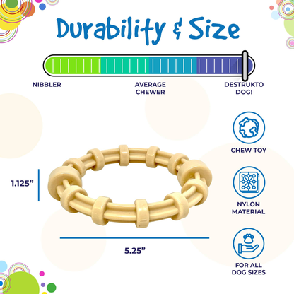 SodaPup Chicken-Flavored Teething Ring for Puppies