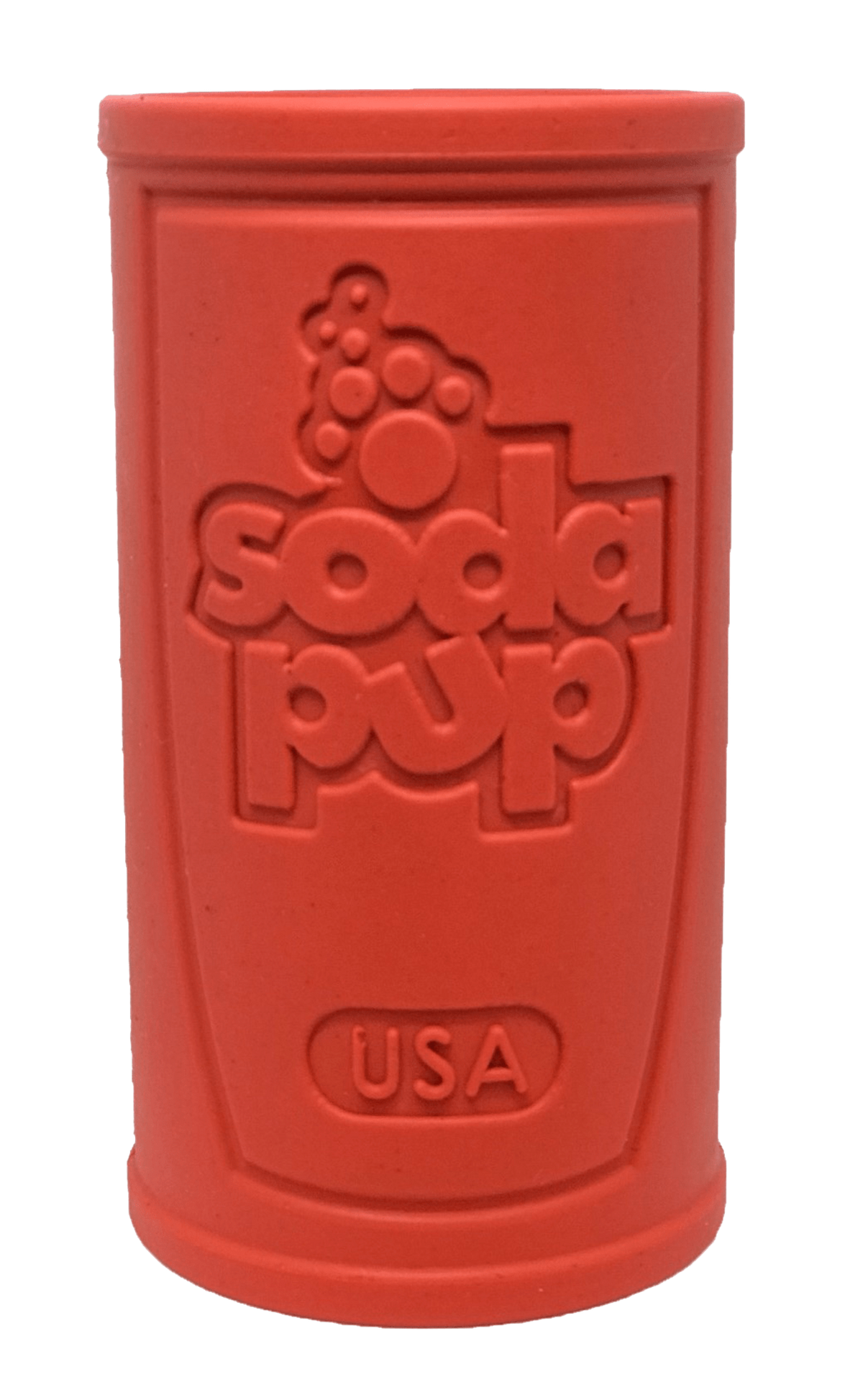 SodaPup Retro Soda Can Rubber Chew & Treat Dispenser