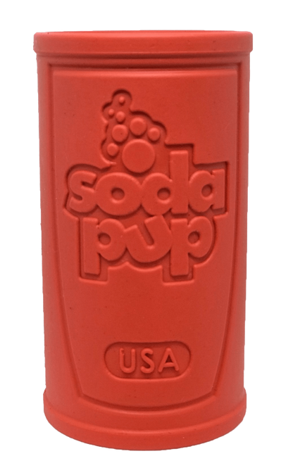 SodaPup Retro Soda Can Rubber Chew & Treat Dispenser