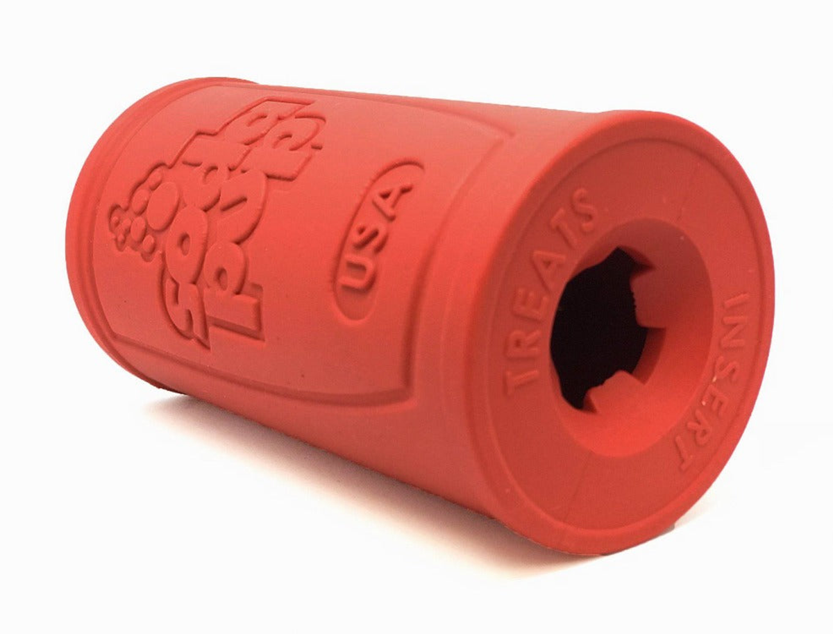 SodaPup Retro Soda Can Rubber Chew & Treat Dispenser