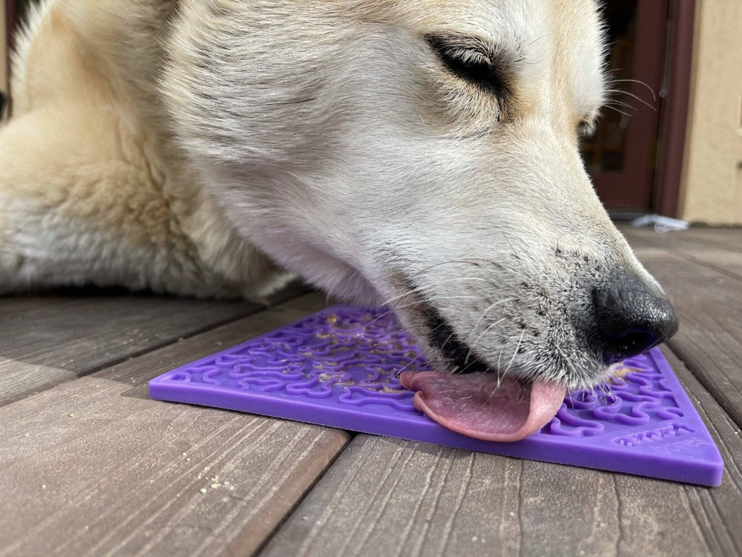 SodaPup Bones Design eMat Enrichment Lick Mat - Large