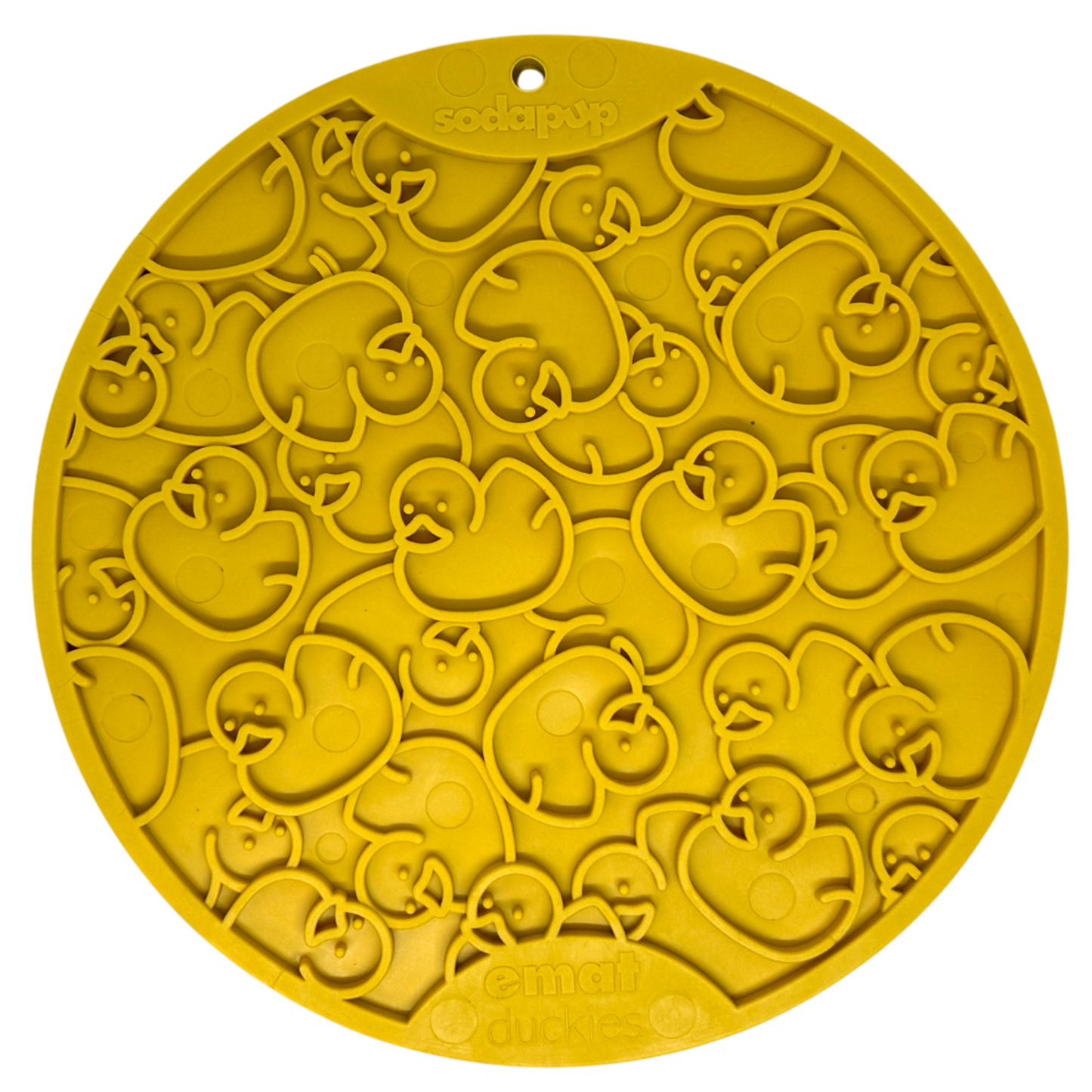 SodaPup Rubber Duckies eMat Enrichment Lick Mat