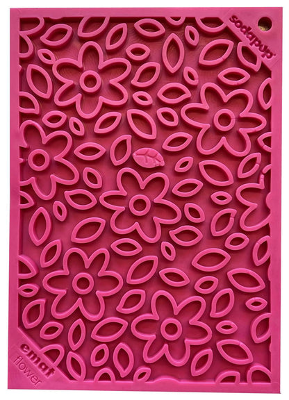 Flower Power emat - Enrichment Lick Mat for Dogs and Cats