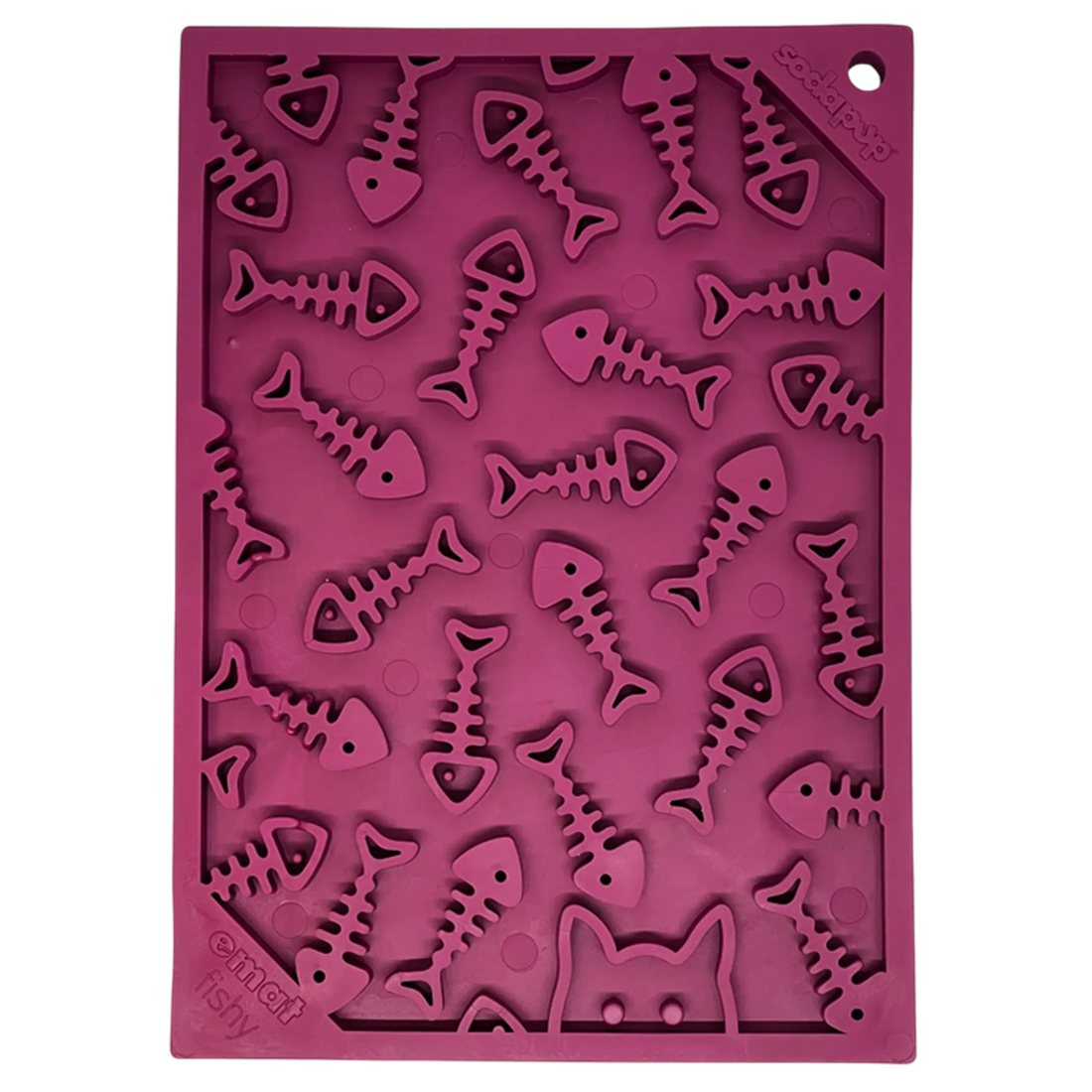 Fishy emat - Small Enrichment Lick Mat for Dogs and Cats