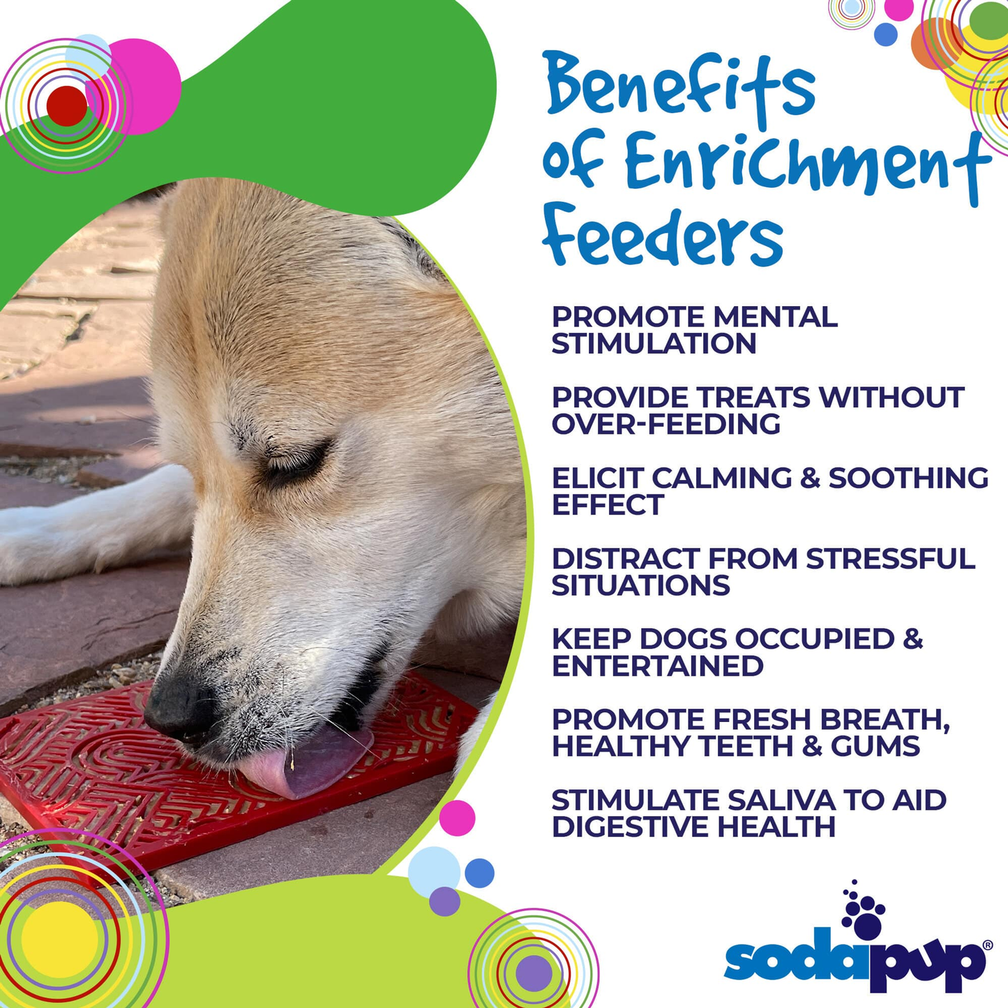SodaPup Love eMat Enrichment Lick Mat - Small