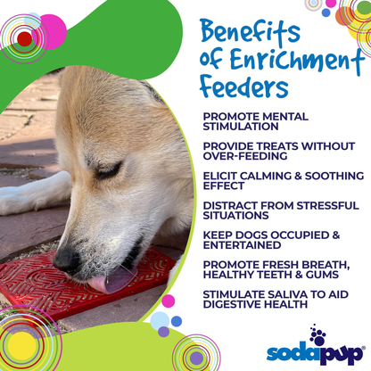 SodaPup Love eMat Enrichment Lick Mat - Small