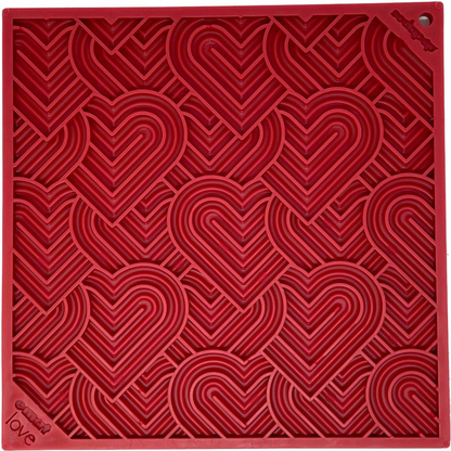 SodaPup Heart Love eMat Enrichment Lick Mat - Large