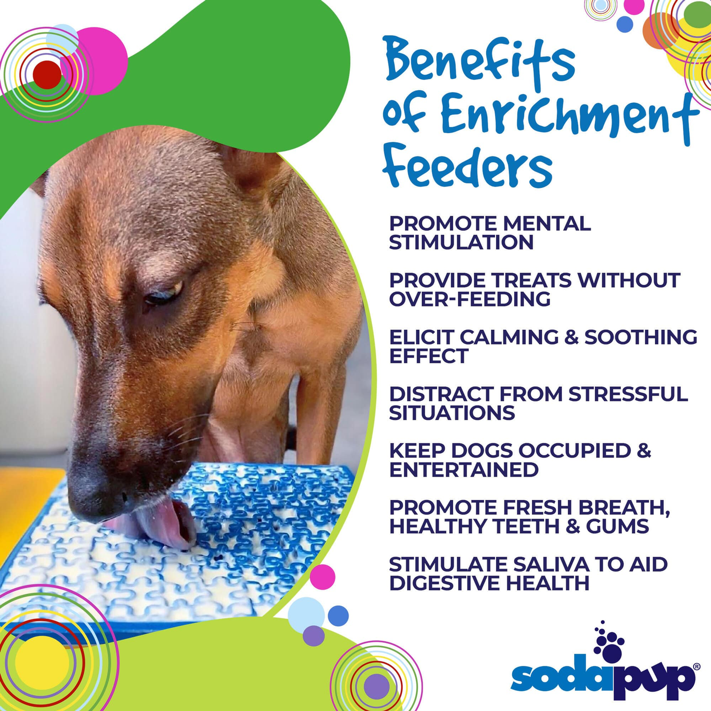 SodaPup Jigsaw Puzzle eMat Enrichment Lick Mat