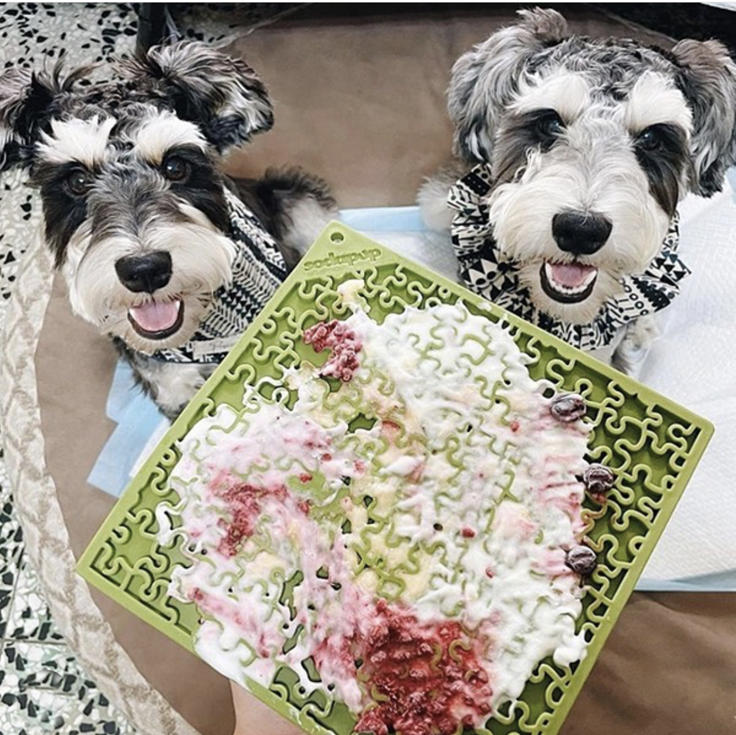 SodaPup Jigsaw Puzzle eMat Enrichment Lick Mat