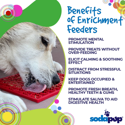 SodaPup Peace Tree eMat Enrichment Lick Mat