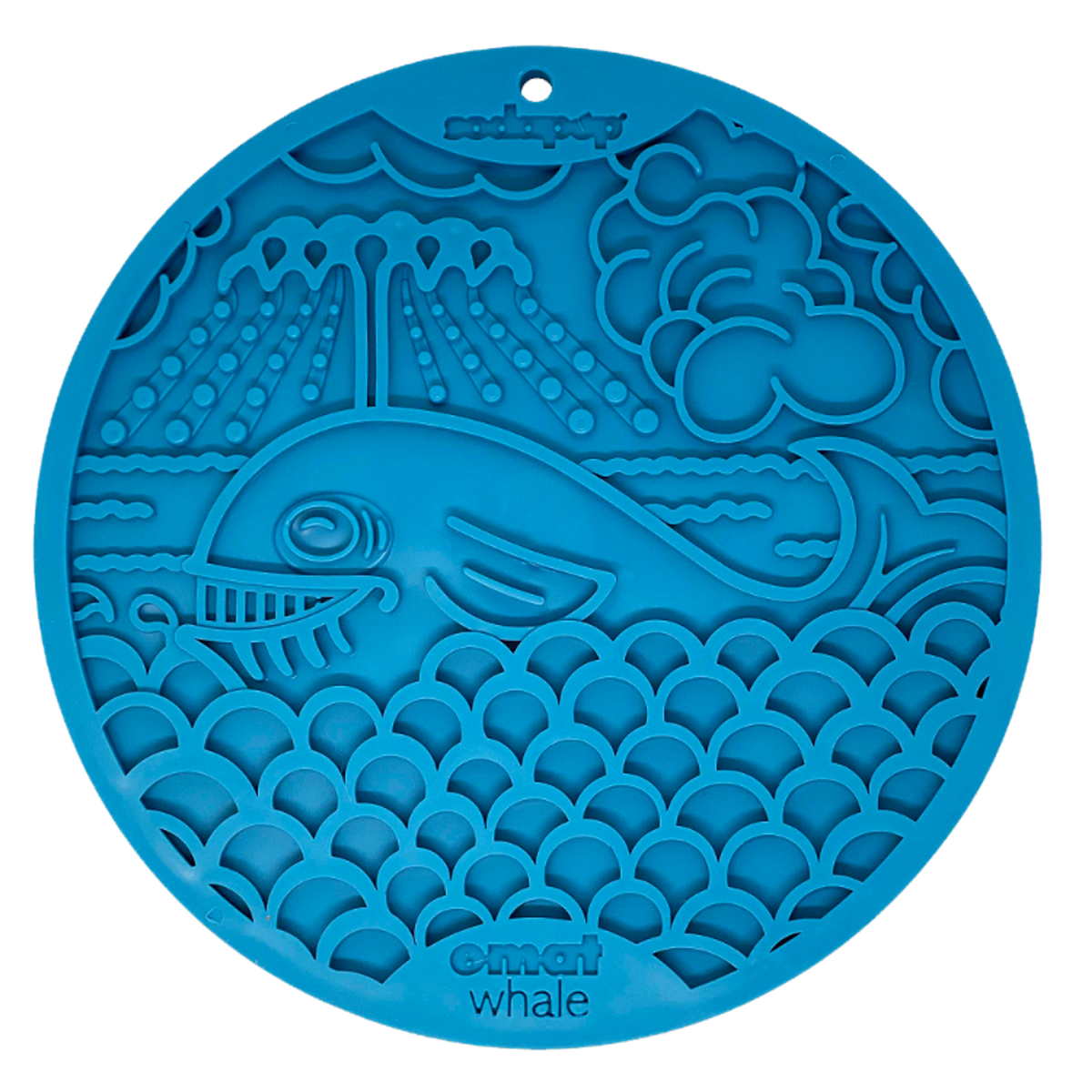 SodaPup Whale eMat Enrichment Lick Mat with Suction