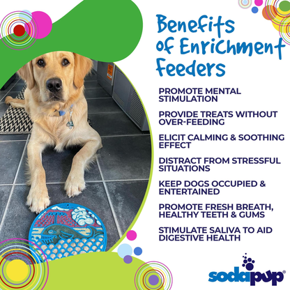 SodaPup Whale eMat Enrichment Lick Mat with Suction