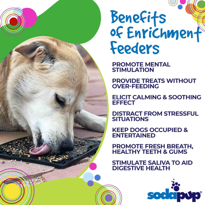 SodaPup Zombie eMat Enrichment Lick Mat for Dogs & Cats