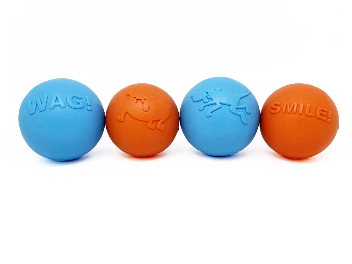 SodaPup Smile Ball Rubber Chew & Floating Fetch Toy