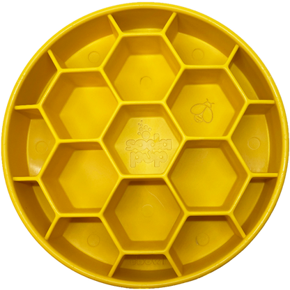 SodaPup Honeycomb eBowl Deep Slow Feeder Dog Bowl