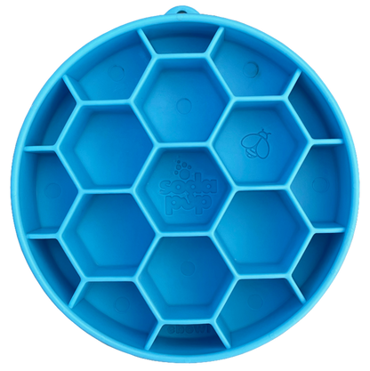 SodaPup Honeycomb eBowl Deep Slow Feeder Dog Bowl