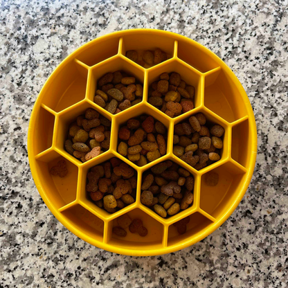 SodaPup Honeycomb eBowl Deep Slow Feeder Dog Bowl