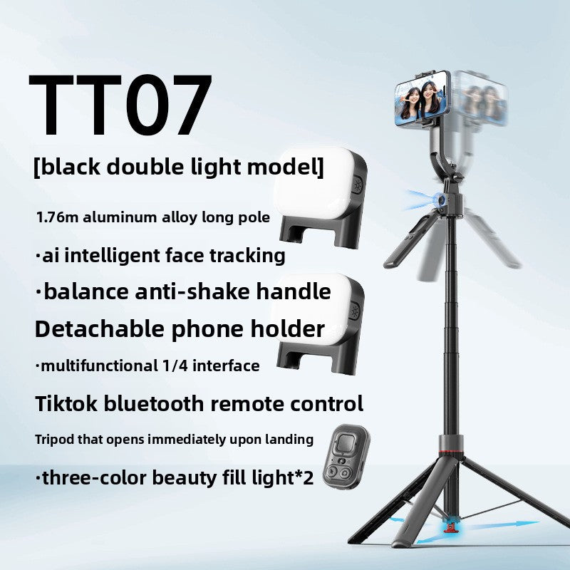 AI Face Tracking Smartphone Gimbal with Stabilizer