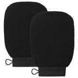 Exfoliating bath gloves