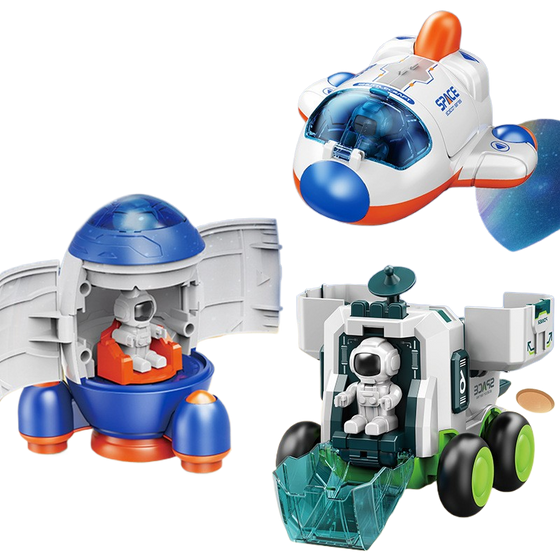 Astronaut interstellar space explorer rocket toy product image 1