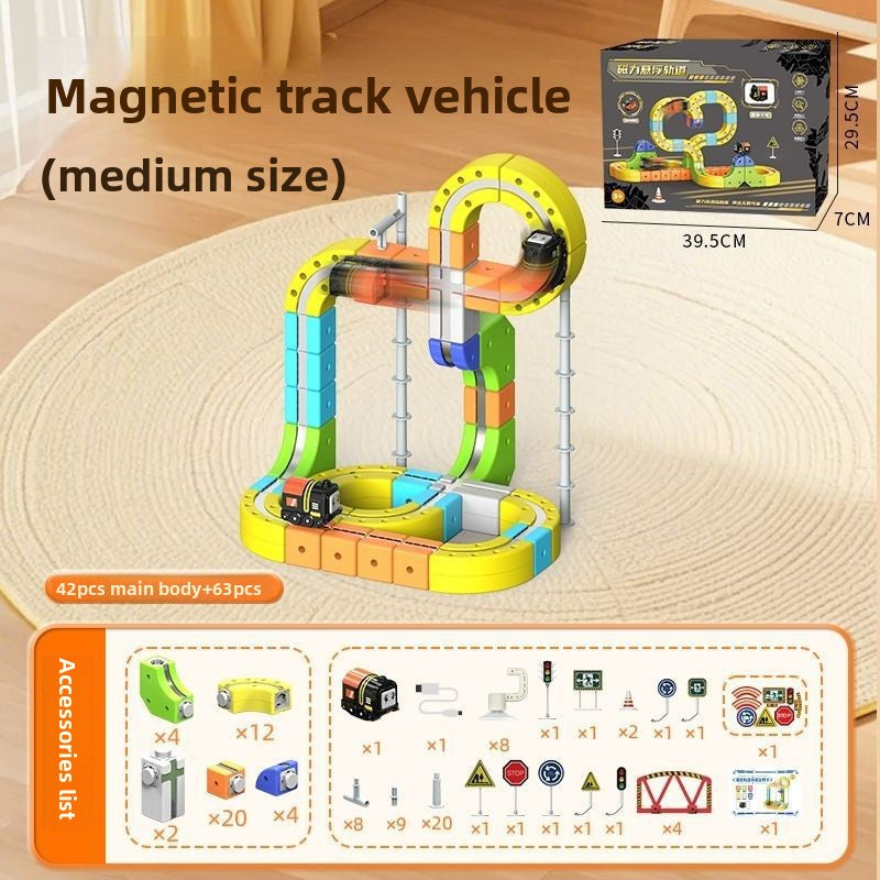 Magnetic Levitation Train Set with Building Blocks product image 7