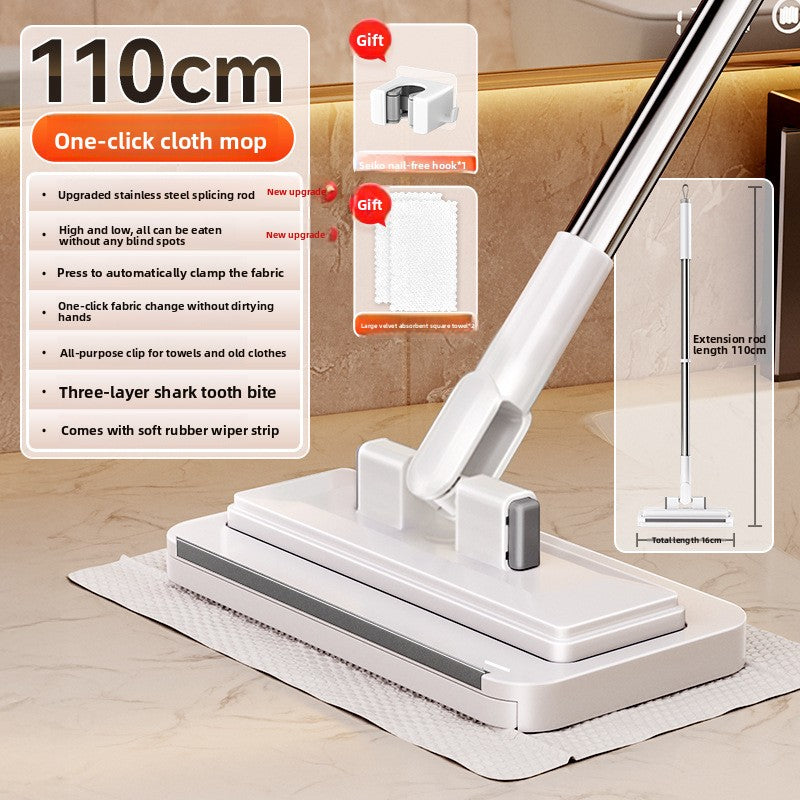 Automatic flat plate lazy mop